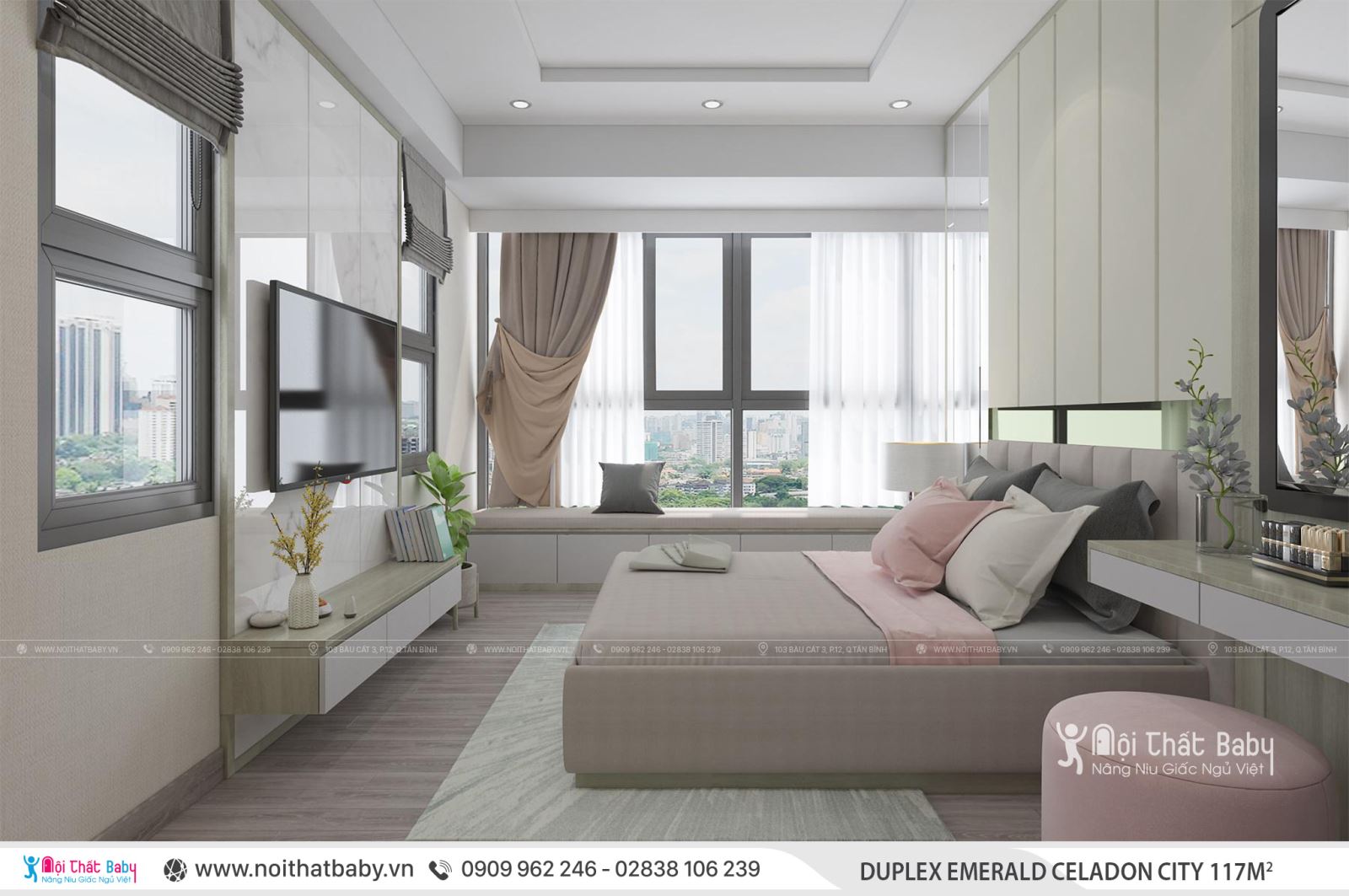 Tổng hợp các mẫu thiết kế nội thất Chung cư Emerald Celadon City